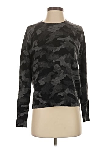 Aqua Cashmere Pullover Sweater (view 1)