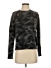 Aqua 100% Cashmere Camo Black Cashmere Pullover Sweater Size XS - photo 1