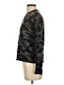 Aqua 100% Cashmere Camo Black Cashmere Pullover Sweater Size XS - photo 5