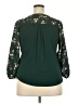 Tempted Hearts Green 3/4 Sleeve Blouse Size 2X - photo 2
