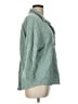 Easel 100% Rayon Green 3/4 Sleeve Button-Down Shirt Size L - photo 4