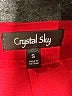 Crystal Sky Solid Red Jumpsuit Size S - photo 4
