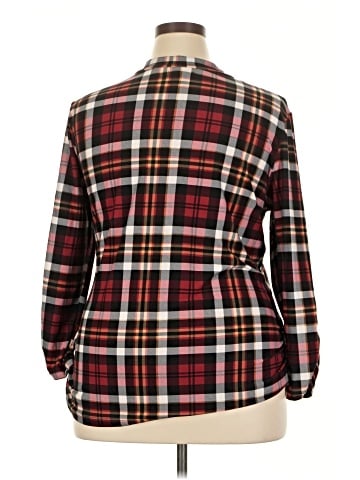 Feathers 3/4 Sleeve Blouse (view 2)