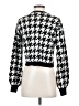 Alice + Olivia Houndstooth Black Wool Pullover Sweater Size S (estimated) - photo 2
