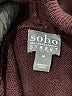 Soho 100% Acrylic Burgundy Pullover Sweater Size M - photo 7