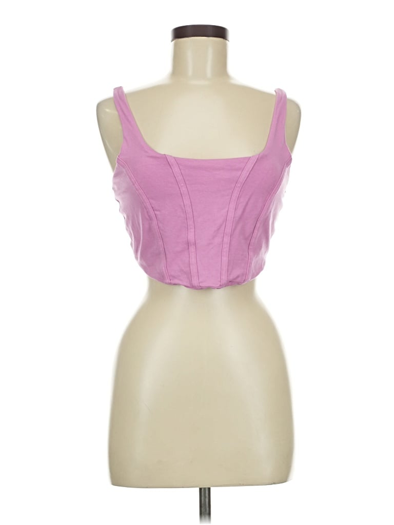 Pre-owned Wild Fable Tank Top Pink Strapless Neckline Tops