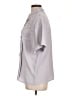 Christie & Jill 100% Polyester Gray Short Sleeve Blouse Size 12 - photo 5