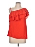 Seven Sisters 100% Polyester Orange Sleeveless Blouse Size L - photo 1