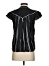 FRAME 100% Ramie Black Short Sleeve Blouse Size S - photo 2