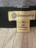 Democracy Chevron-herringbone Tan Khakis Size 16 - photo 3