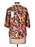 Dylan 100% Cotton Pink Short Sleeve Blouse Size M - photo 2