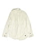Tea Stripes Ivory Long Sleeve Button-Down Shirt Size 12 - photo 2