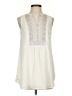 One September 100% Polyester Ivory Sleeveless Blouse Size XS - photo 1