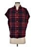 Madewell 100% Cotton Plaid Red Short Sleeve Button-Down Shirt Size XS - photo 1