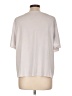 H&M Silver Short Sleeve Blouse Size L - photo 2