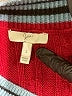 Joie Chevron-herringbone Burgundy Pullover Sweater Size S - photo 7
