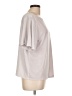 H&M Silver Short Sleeve Blouse Size L - photo 4