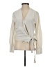 Everlane 100% Silk Ivory Long Sleeve Silk Top Size 00 - photo 1