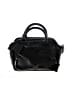 AQUATALIA Solid Black Leather Satchel One size - photo 1