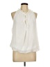 Max Studio 100% Polyester Ivory Sleeveless Blouse Size L - photo 1
