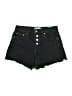 Daze Black Denim Shorts Size 27 waist - photo 1