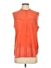 Trouve 100% Polyester Orange Sleeveless Blouse Size S - photo 1