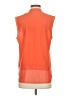 Trouve 100% Polyester Orange Sleeveless Blouse Size S - photo 2