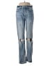Zara Hearts Blue Jeans Size 6 - photo 1