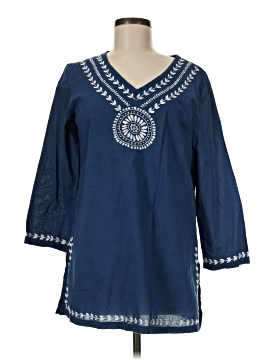 Pomegranate 3/4 Sleeve Blouse