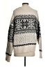 Universal Thread Print Ivory Pullover Sweater Size S - photo 2