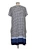 Apt. 9 Polka Dots Blue Casual Dress Size L - photo 2