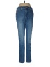 Express Solid Blue Jeans Size 8 - photo 1