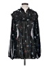 Maje Stars Black Long Sleeve Blouse Size Med (2) - photo 1