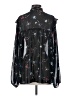 Maje Stars Black Long Sleeve Blouse Size Med (2) - photo 2