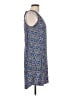 Gap 100% Rayon Print Blue Casual Dress Size L - photo 4