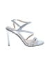 Vince Camuto 100% Leather Silver Sandals Size 8 1/2 - photo 1