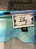 Lily Print Blue Cocktail Dress Size M - photo 7