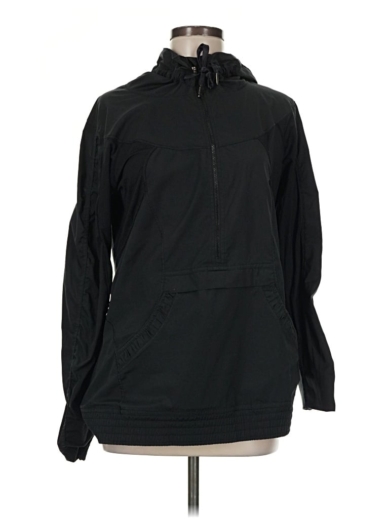Pre-owned Lululemon Athletica Windbreaker Jacket In Black