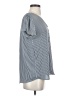 Ann Taylor LOFT 100% Polyester Gray Short Sleeve Blouse Size S - photo 4