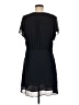 H&M 100% Polyester Solid Black Cocktail Dress Size M - photo 2