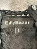 Eilly Bazar 100% Polyester Black Cocktail Dress Size L - photo 7