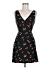 Shein Floral Black Cocktail Dress Size 6 - photo 1