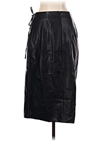 Maeve Faux Leather Skirt (view 2)