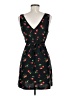 Shein Floral Black Cocktail Dress Size 6 - photo 2