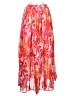 Assorted Brands Tropical Floral Pink Red Casual Skirt Size S - photo 1