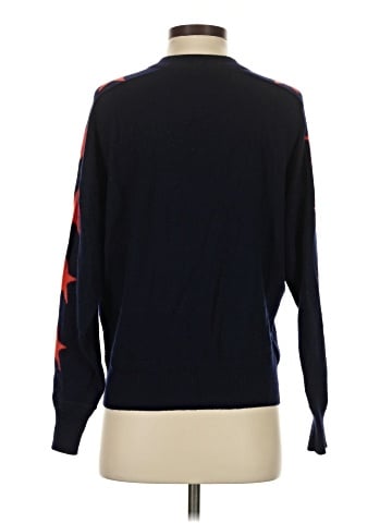Aqua Cashmere Pullover Sweater (view 2)