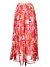 Assorted Brands Tropical Floral Pink Red Casual Skirt Size S - photo 2