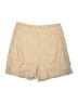 Shein 100% Cotton Solid Tan Khaki Shorts Size L - photo 1