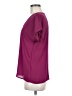 Soprano 100% Polyester Burgundy Short Sleeve Blouse Size M - photo 5
