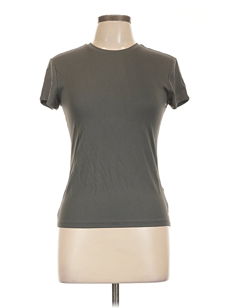 Pre-owned H&m Active T-shirt In Gray